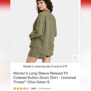 Universal Thread button down NWT